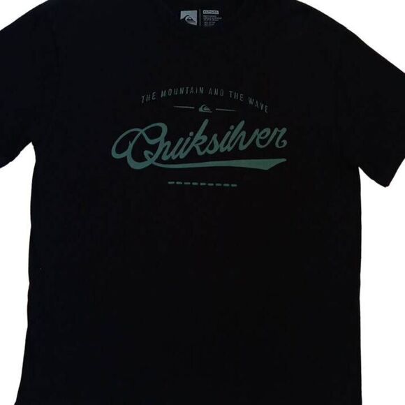 Quicksilver Tshirt Men's XL Short-sleeved Cotton Tee The Mountain and the Wave - Picture 2 of 7